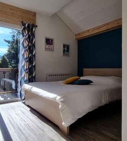 Mont Bivouac, Chambre,Entree Et Sdb Privee,Balcon Vue Mtblanc Passy  Luaran gambar