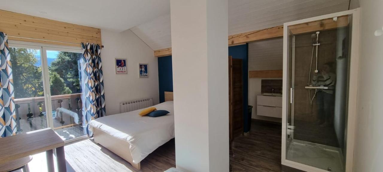 Mont Bivouac, Chambre,Entree Et Sdb Privee,Balcon Vue Mtblanc Passy  Luaran gambar
