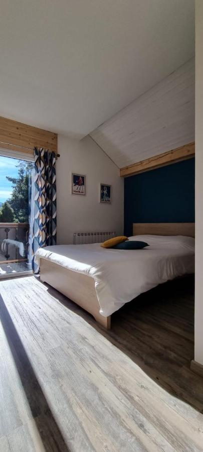 Mont Bivouac, Chambre,Entree Et Sdb Privee,Balcon Vue Mtblanc Passy  Luaran gambar